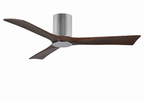 Irene-3HLK 52"Ceiling Fan Polished Chrome hugger fans for rooms with low ceilings