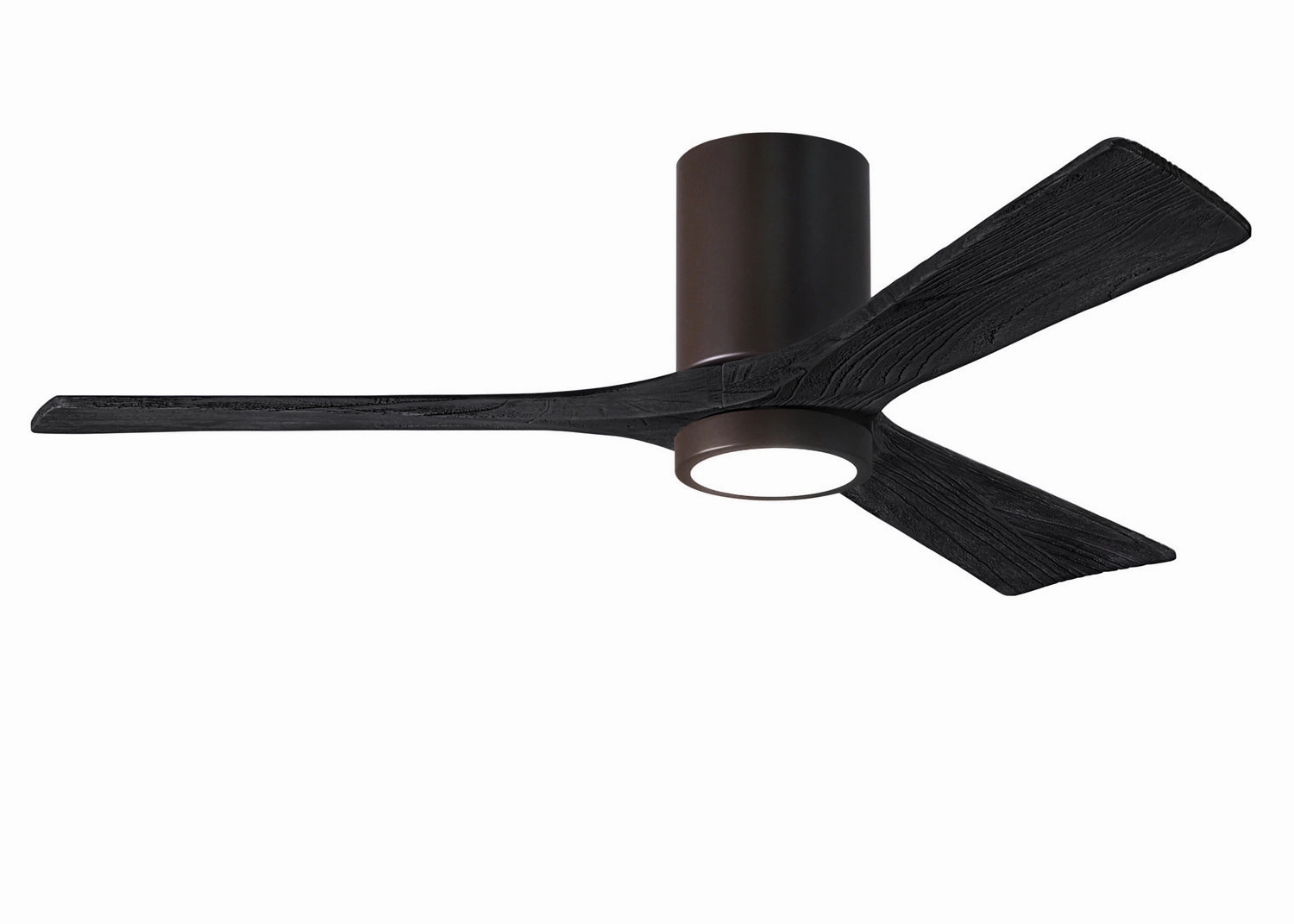 Irene-3HLK 52"Ceiling Fan Textured Bronze hugger fans for rooms with low ceilings