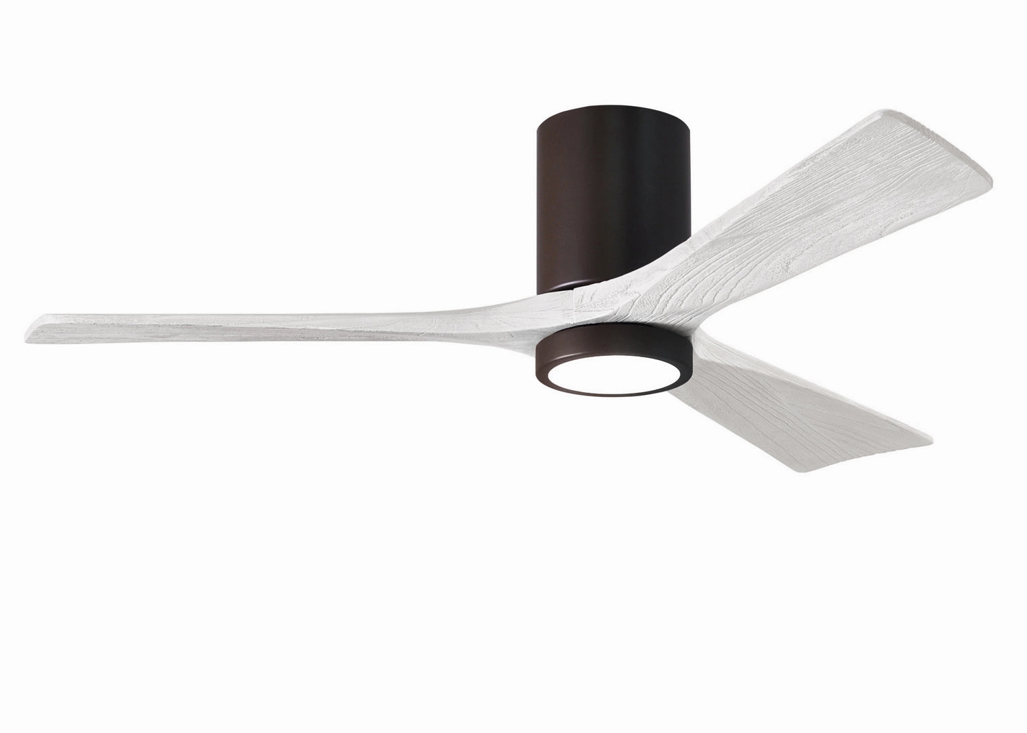 Irene-3HLK 52"Ceiling Fan Textured Bronze hugger fans for rooms with low ceilings