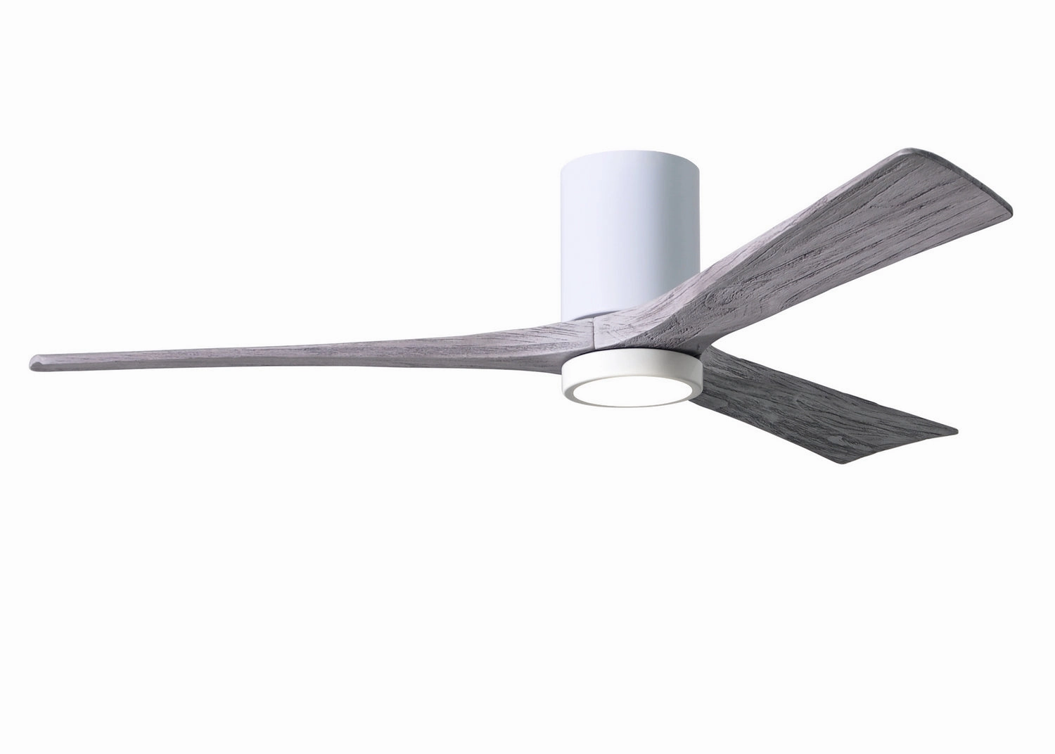 Irene-3HLK 60"Ceiling Fan Gloss White hugger fans for rooms with low ceilings