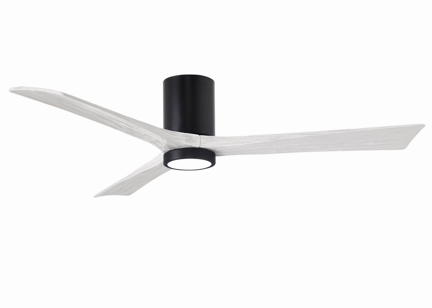 Irene-3HLK 60"Ceiling Fan Matte Black hugger fans for rooms with low ceilings