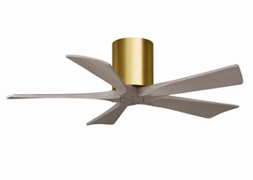 Irene-5H 42"Ceiling Fan Brushed Brass ifan smart fans for connected homes