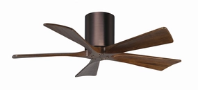 Irene-5H 42"Ceiling Fan Brushed Bronze quiet and compact hugger fans