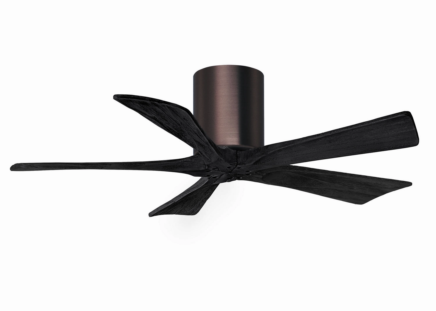 Irene-5H 42"Ceiling Fan Brushed Bronze hugger fans for rooms with low ceilings