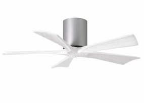 Irene-5H 42"Ceiling Fan Brushed Nickel quiet and compact hugger fans