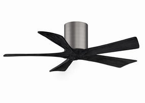 Irene-5H 42"Ceiling Fan Brushed Pewter space-saving huggers with modern style