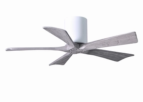 Irene-5H 42"Ceiling Fan Gloss White quiet and compact hugger fans