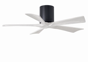 Irene-5H 42"Ceiling Fan Matte Black quiet and compact hugger fans