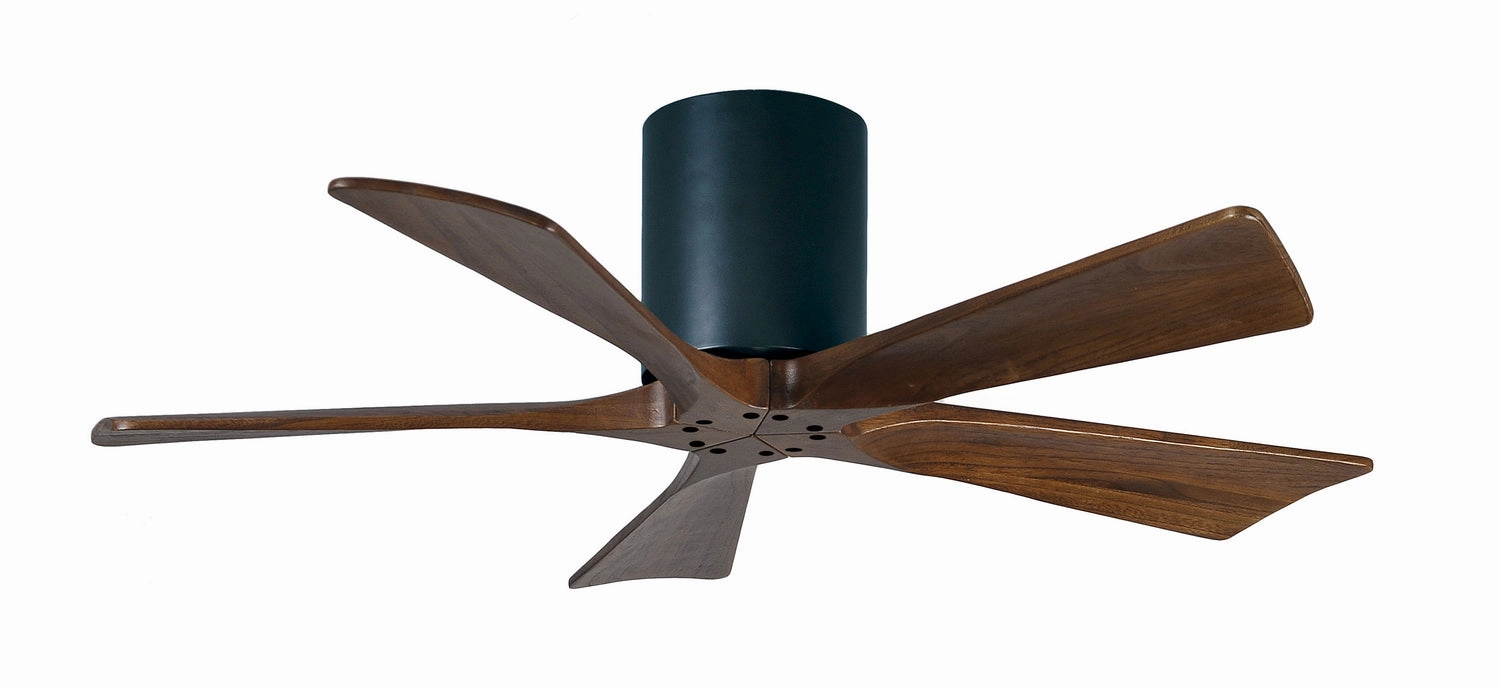 Irene-5H 42"Ceiling Fan Matte Black quiet and compact hugger fans