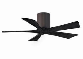 Irene-5H 42"Ceiling Fan Textured Bronze quiet and compact hugger fans