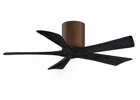Irene-5H 42"Ceiling Fan Walnut space-saving huggers with modern style