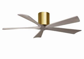 Irene-5H 52"Ceiling Fan Brushed Brass ifan smart fans for connected homes