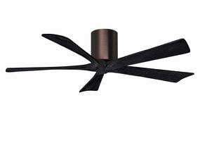 Irene-5H 52"Ceiling Fan Brushed Bronze hugger fans for rooms with low ceilings