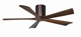 Irene-5H 52"Ceiling Fan Brushed Bronze quiet and compact hugger fans