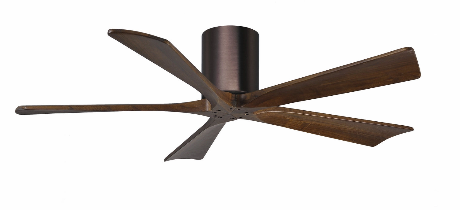 Irene-5H 52"Ceiling Fan Brushed Bronze quiet and compact hugger fans