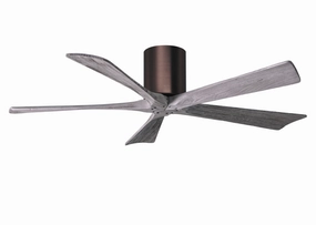 Irene-5H 52"Ceiling Fan Brushed Bronze quiet and compact hugger fans