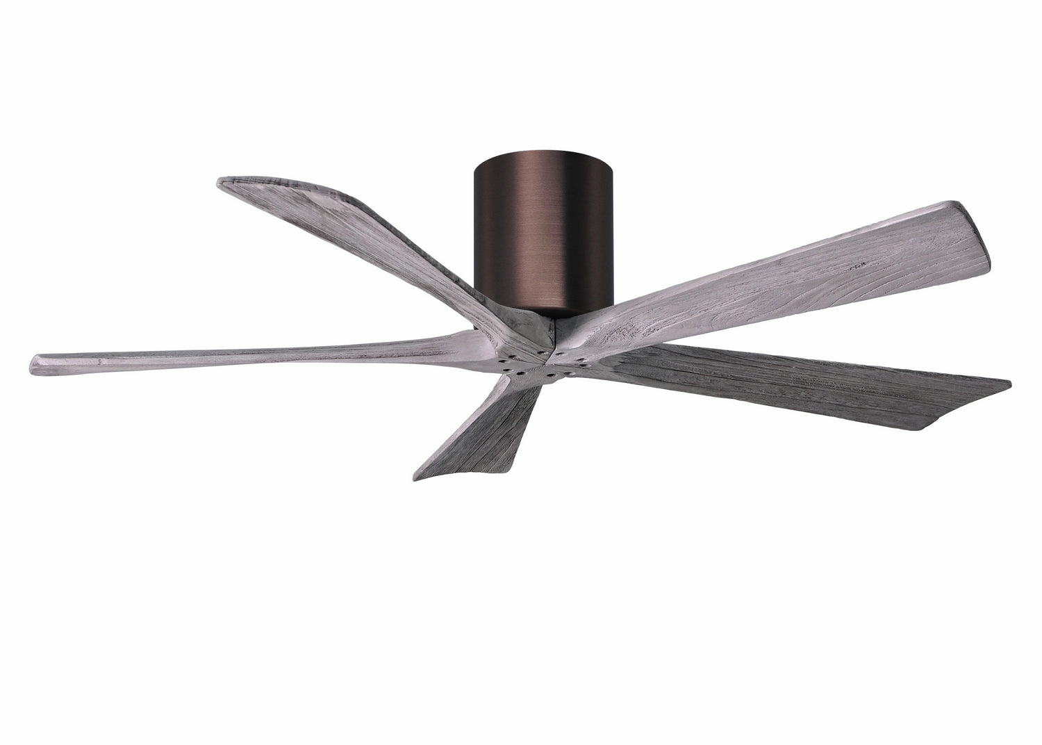 Irene-5H 52"Ceiling Fan Brushed Bronze quiet and compact hugger fans