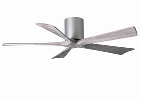 Irene-5H 52"Ceiling Fan Brushed Nickel quiet and compact hugger fans