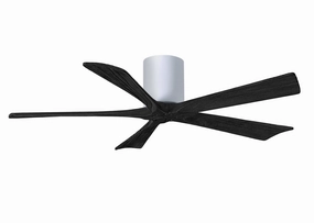 Irene-5H 52"Ceiling Fan Gloss White quiet and compact hugger fans