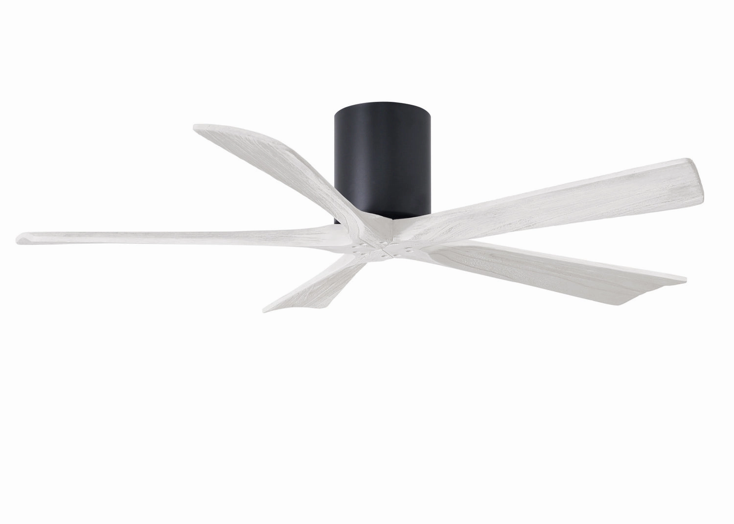 Irene-5H 52"Ceiling Fan Matte Black quiet and compact hugger fans