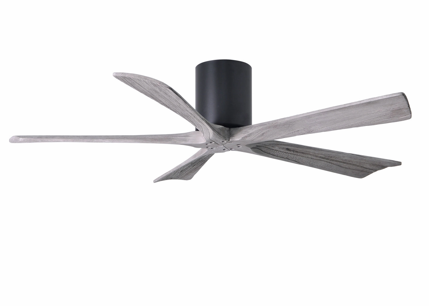 Irene-5H 52"Ceiling Fan Matte Black quiet and compact hugger fans