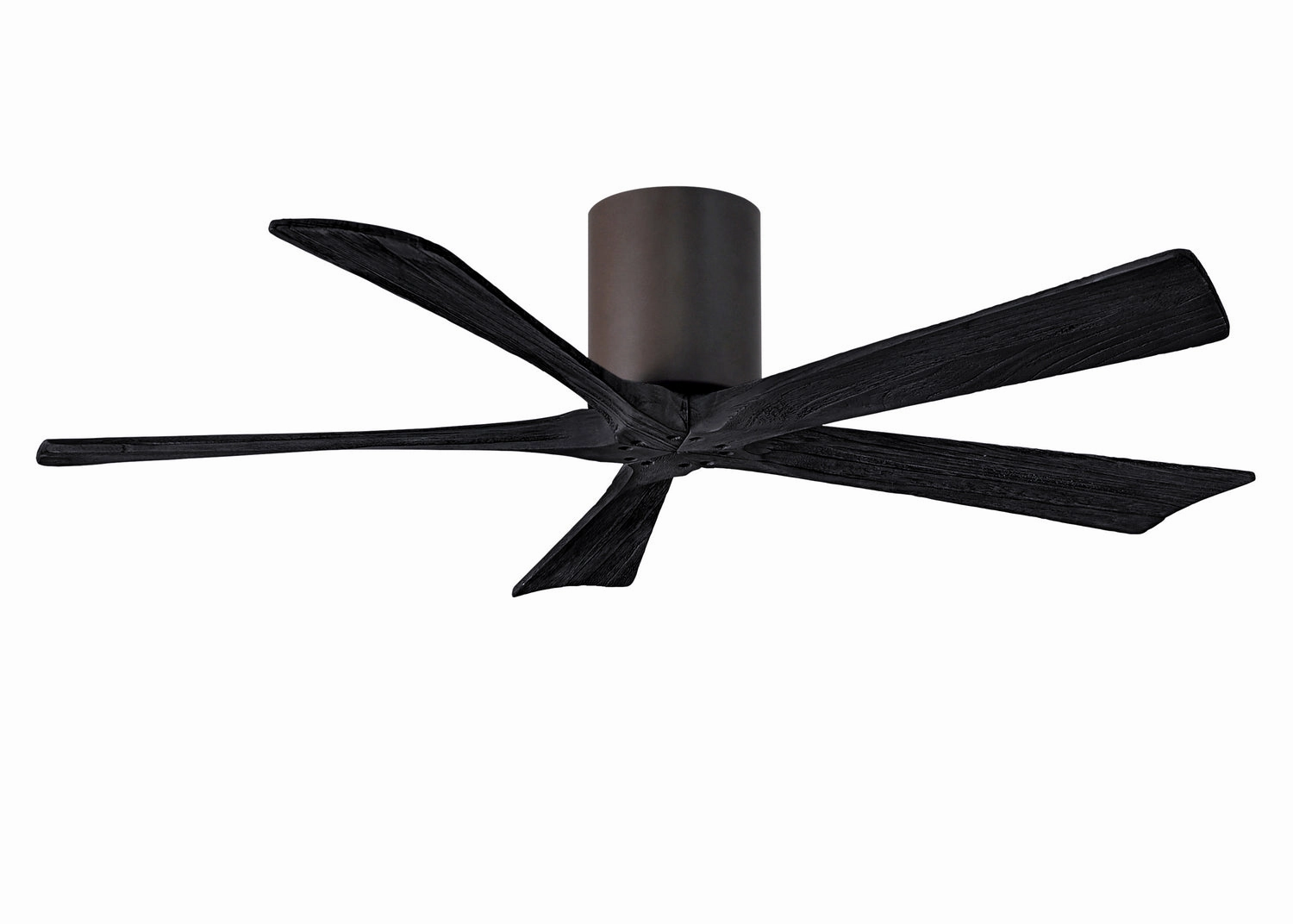 Irene-5H 52"Ceiling Fan Textured Bronze quiet and compact hugger fans
