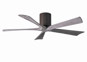 Irene-5H 52"Ceiling Fan Textured Bronze quiet and compact hugger fans