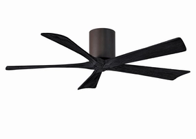 Irene-5H 52"Ceiling Fan Textured Bronze quiet and compact hugger fans