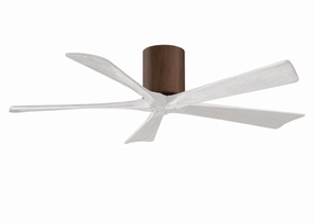 Irene-5H 52"Ceiling Fan Walnut space-saving huggers with modern style