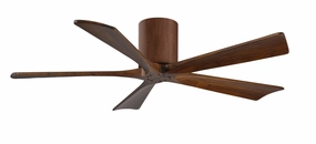 Irene-5H 52"Ceiling Fan Walnut space-saving huggers with modern style