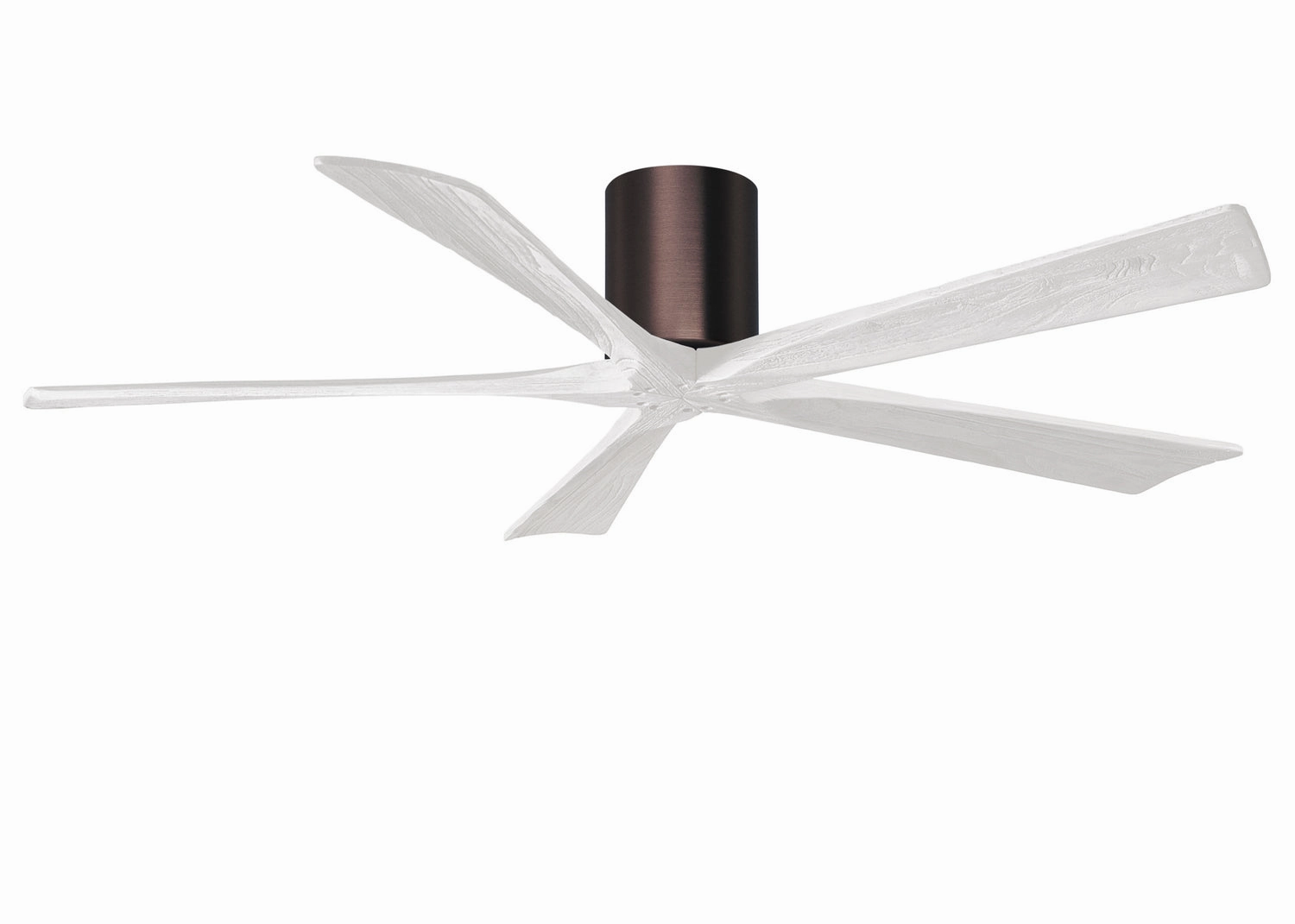 Irene-5H 60"Ceiling Fan Brushed Bronze hugger fans for rooms with low ceilings