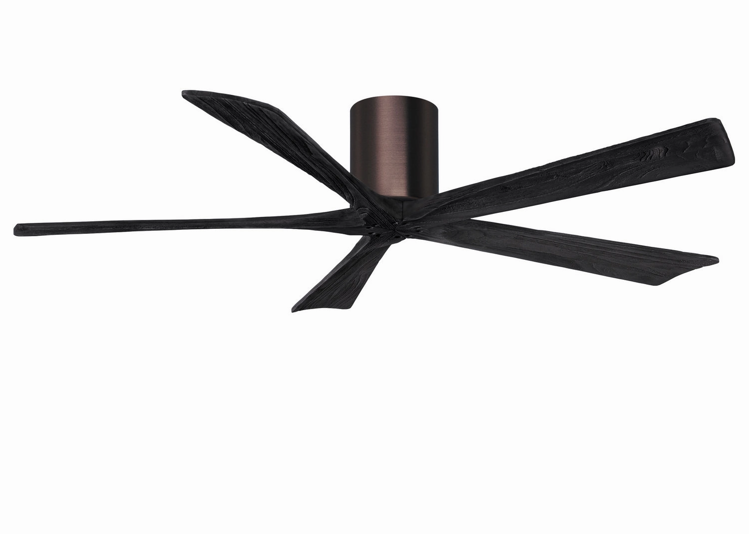 Irene-5H 60"Ceiling Fan Brushed Bronze hugger fans for rooms with low ceilings