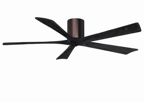 Irene-5H 60"Ceiling Fan Brushed Bronze hugger fans for rooms with low ceilings