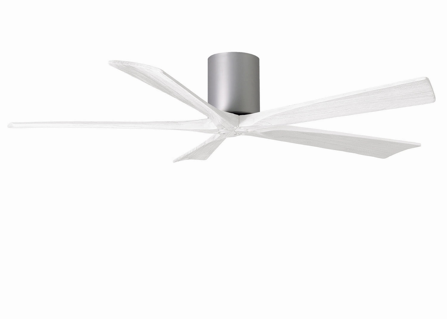 Irene-5H 60"Ceiling Fan Brushed Nickel quiet and compact hugger fans