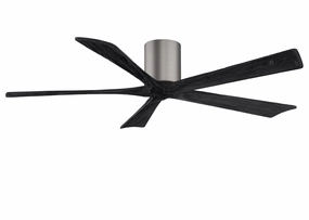 Irene-5H 60"Ceiling Fan Brushed Pewter space-saving huggers with modern style