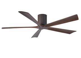 Irene-5H 60"Ceiling Fan Textured Bronze quiet and compact hugger fans
