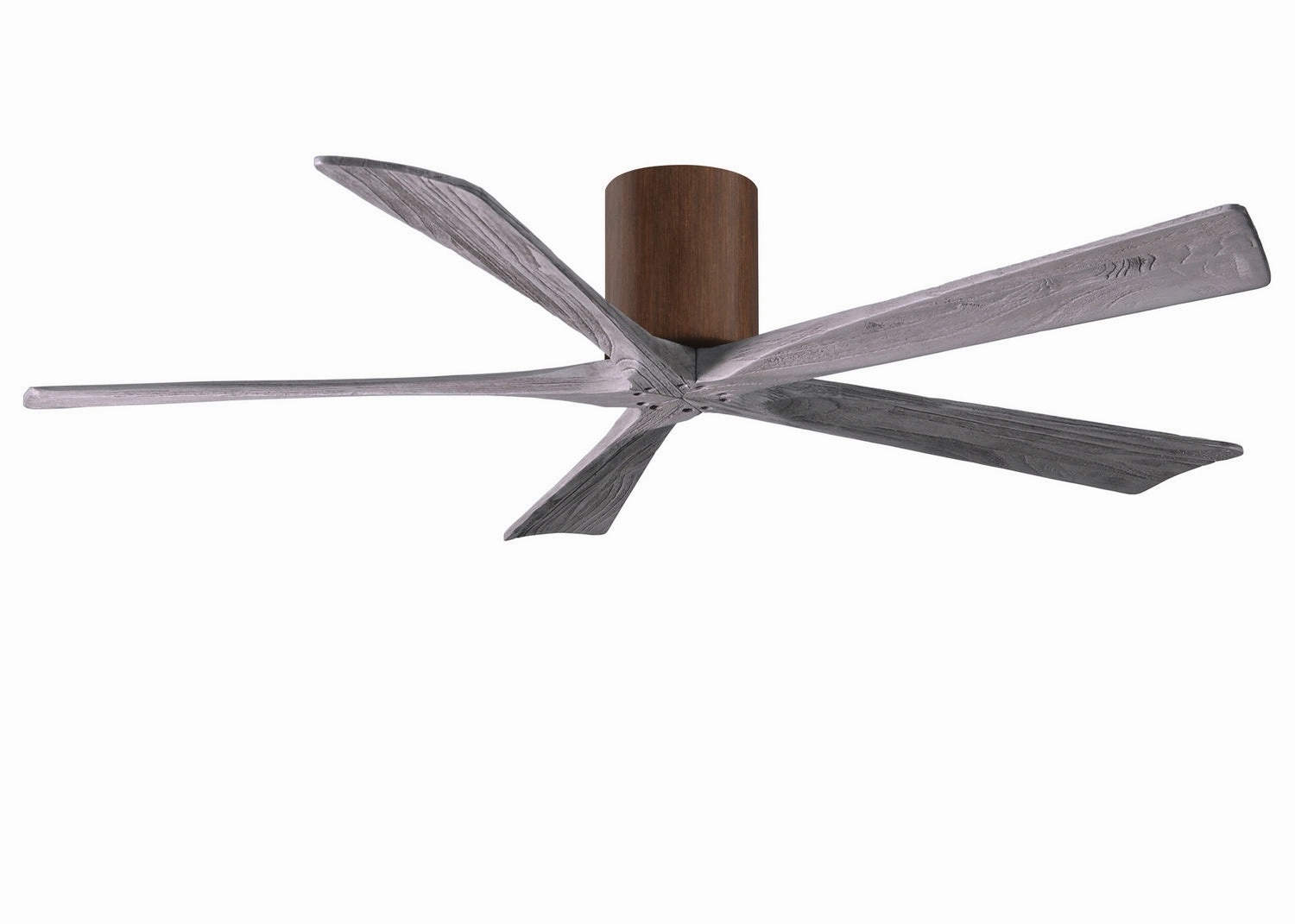Irene-5H 60"Ceiling Fan Walnut space-saving huggers with modern style