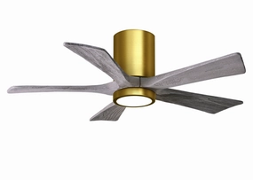 Irene-5HLK 42"Ceiling Fan Brushed Brass quiet and compact hugger fans