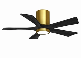 Irene-5HLK 42"Ceiling Fan Brushed Brass quiet and compact hugger fans