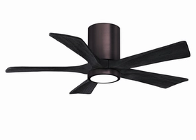 Irene-5HLK 42"Ceiling Fan Brushed Bronze space-saving huggers with modern style