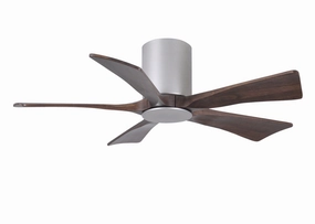 Irene-5HLK 42"Ceiling Fan Brushed Nickel quiet and compact hugger fans