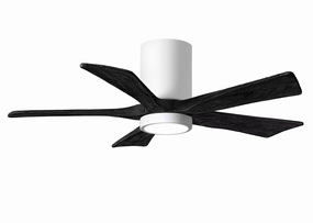 Irene-5HLK 42"Ceiling Fan Gloss White quiet and compact hugger fans