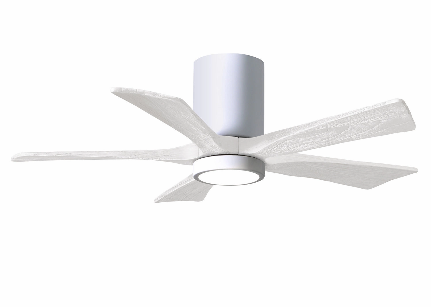 Irene-5HLK 42"Ceiling Fan Gloss White quiet and compact hugger fans
