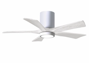 Irene-5HLK 42"Ceiling Fan Gloss White quiet and compact hugger fans
