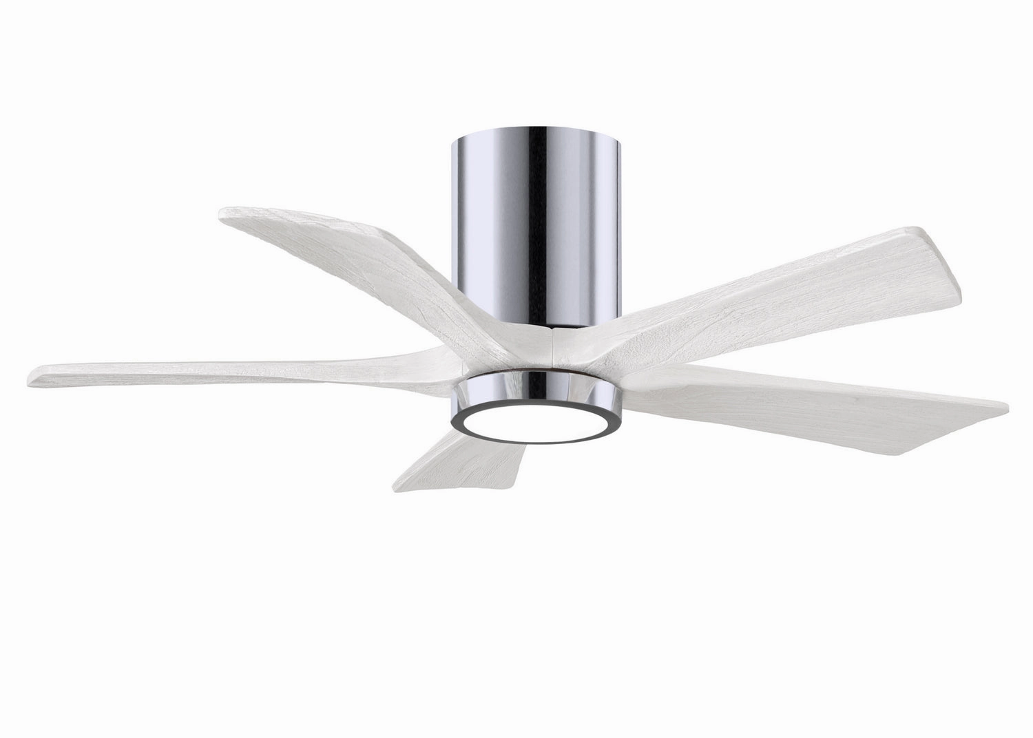 Irene-5HLK 42"Ceiling Fan Polished Chrome quiet and compact hugger fans