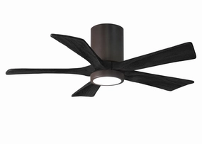 Irene-5HLK 42"Ceiling Fan Textured Bronze quiet and compact hugger fans
