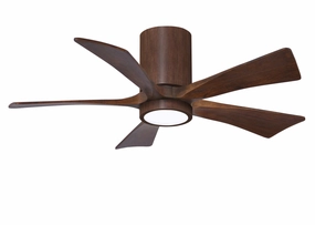 Irene-5HLK 42"Ceiling Fan Walnut space-saving huggers with modern style