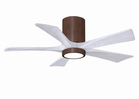 Irene-5HLK 42"Ceiling Fan Walnut space-saving huggers with modern style