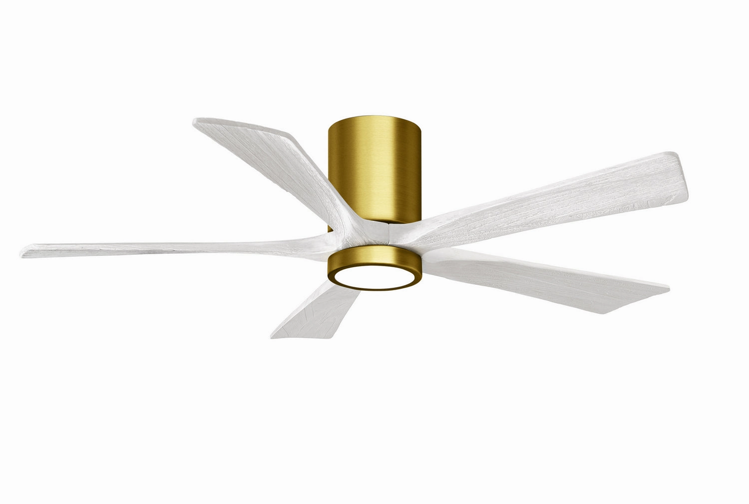 Irene-5HLK 52"Ceiling Fan Brushed Brass quiet and compact hugger fans