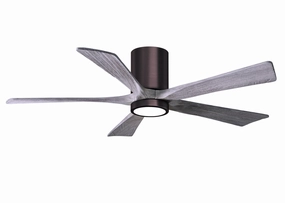 Irene-5HLK 52"Ceiling Fan Brushed Bronze space-saving huggers with modern style